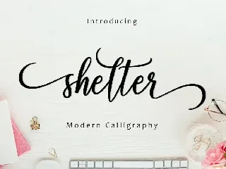 Shelter Script font