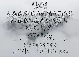 Klasted Brush Font