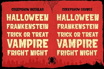 Creepshow- Horror font