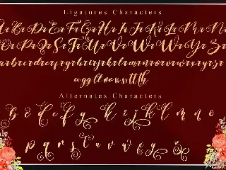 Bridgia Valentine font