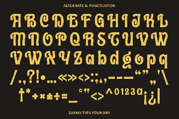 Trivenia font