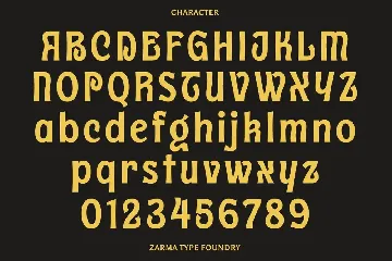 Trivenia font