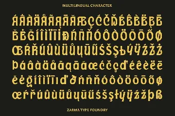 Trivenia font