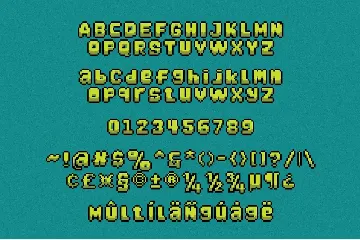 Analog Pixel - SVG Font