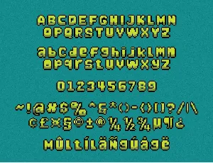 Analog Pixel - SVG Font