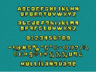 Analog Pixel - SVG Font