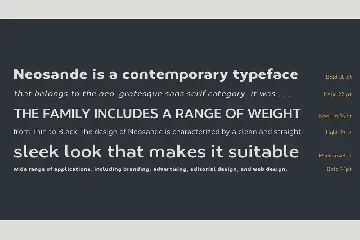 Neosande font