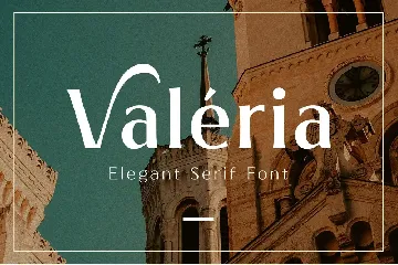 Valeria - Elegant Serif font