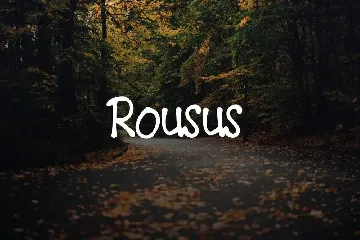 Rousus font