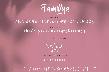 Famillya | Handwritten Font