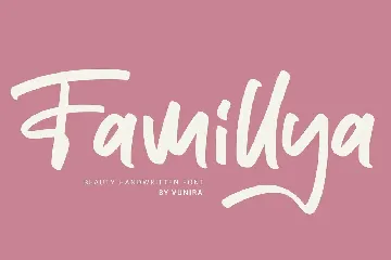 Famillya | Handwritten Font