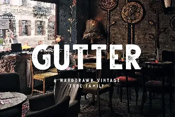 Gutter Rust font