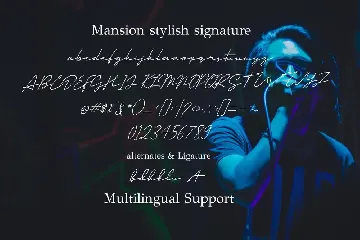 Mansions font