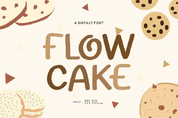 Flowcake | A Display Font