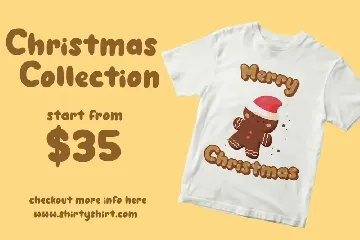 Ginger Biscuit - Christmas Font