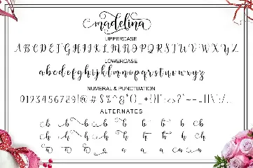 Madelina Script font