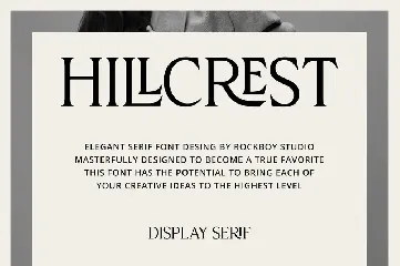 Hillcrest - Display Serif Font