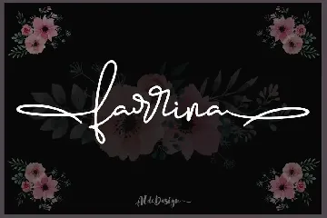 Farrina - Beautiful Script font