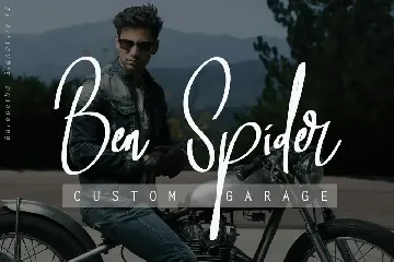 Baropetha Signature - 5 Weight Signature font