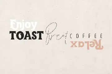 Toast Bread Coffee Typeface font