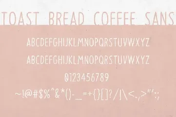 Toast Bread Coffee Typeface font