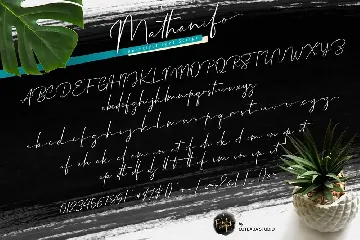 Mathanifo Script font