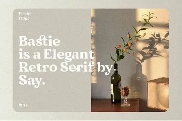 Bastie - Elegant Serif Font