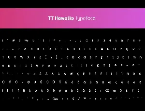 TT Hawaiko Typeface font