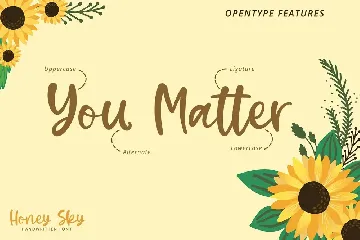 Honey Sky-Handwritten Font