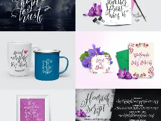 Flourish Script font