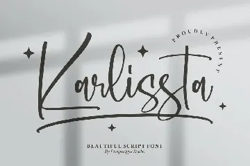 Karlissta Script Font