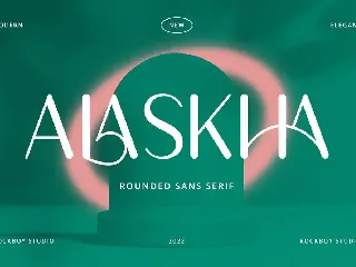 Alaskha - Advertisement Font