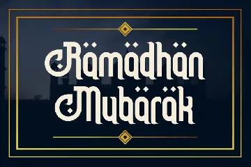 Syakur Ramadhan - Arabic Style Font