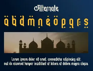 Syakur Ramadhan - Arabic Style Font