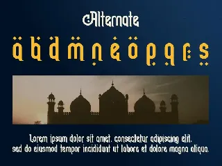 Syakur Ramadhan - Arabic Style Font