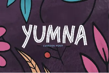 Yumna | Cartoon font