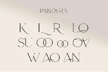 Pandyra - Delicate Luxury Serif font