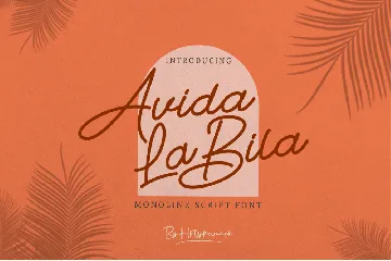 Avida La Bila font