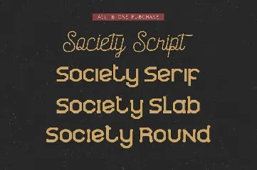 Society Typeface font