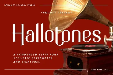 Hallotones - Logo Font