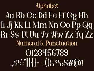 Hilga - A Modern Display Font