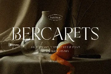 Bercarets - Elegant Display Serif Font