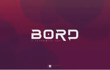 Bord font