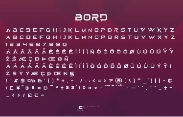 Bord font