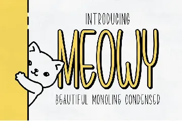 Meowy font