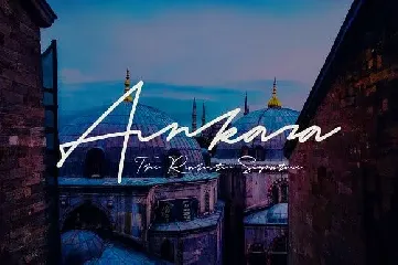 Ankara - The Realistic Signature font