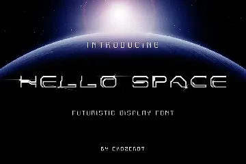 Hello Space font