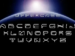 Hello Space font