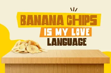 Banana Chips font