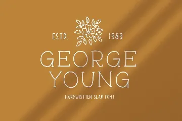 George Young font